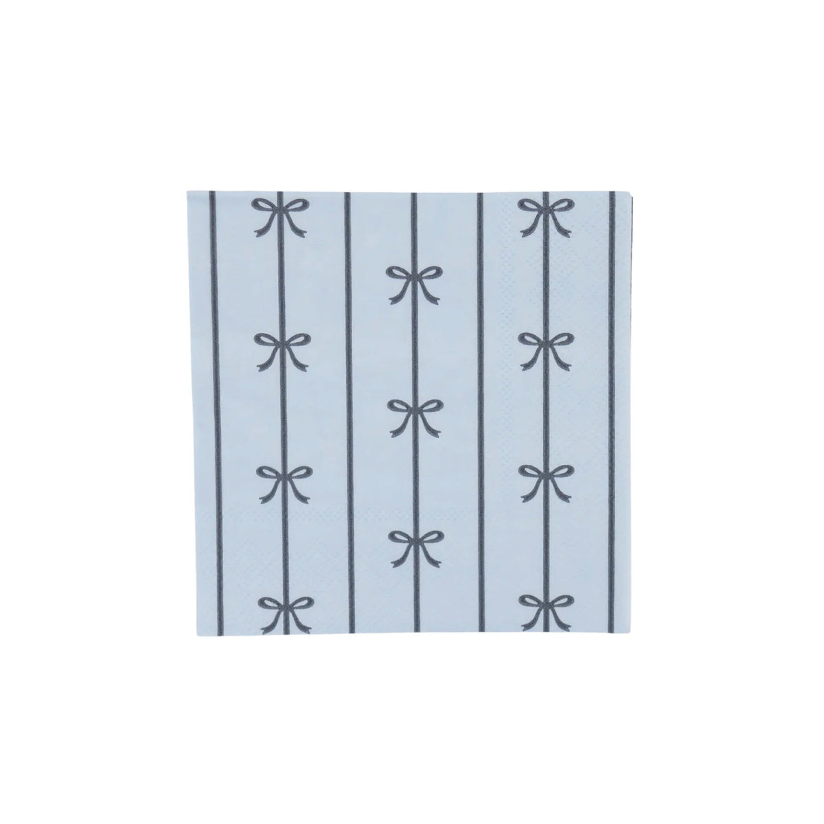 Signature Blue Bow Dessert Napkins 20ct | The Party Darling