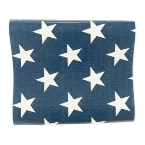 Blue Star Paper Table Runner 10ft | The Party Darling