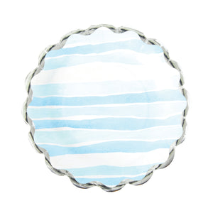 Watercolor Coastal Lunch Plates 8ct | The Party Darling