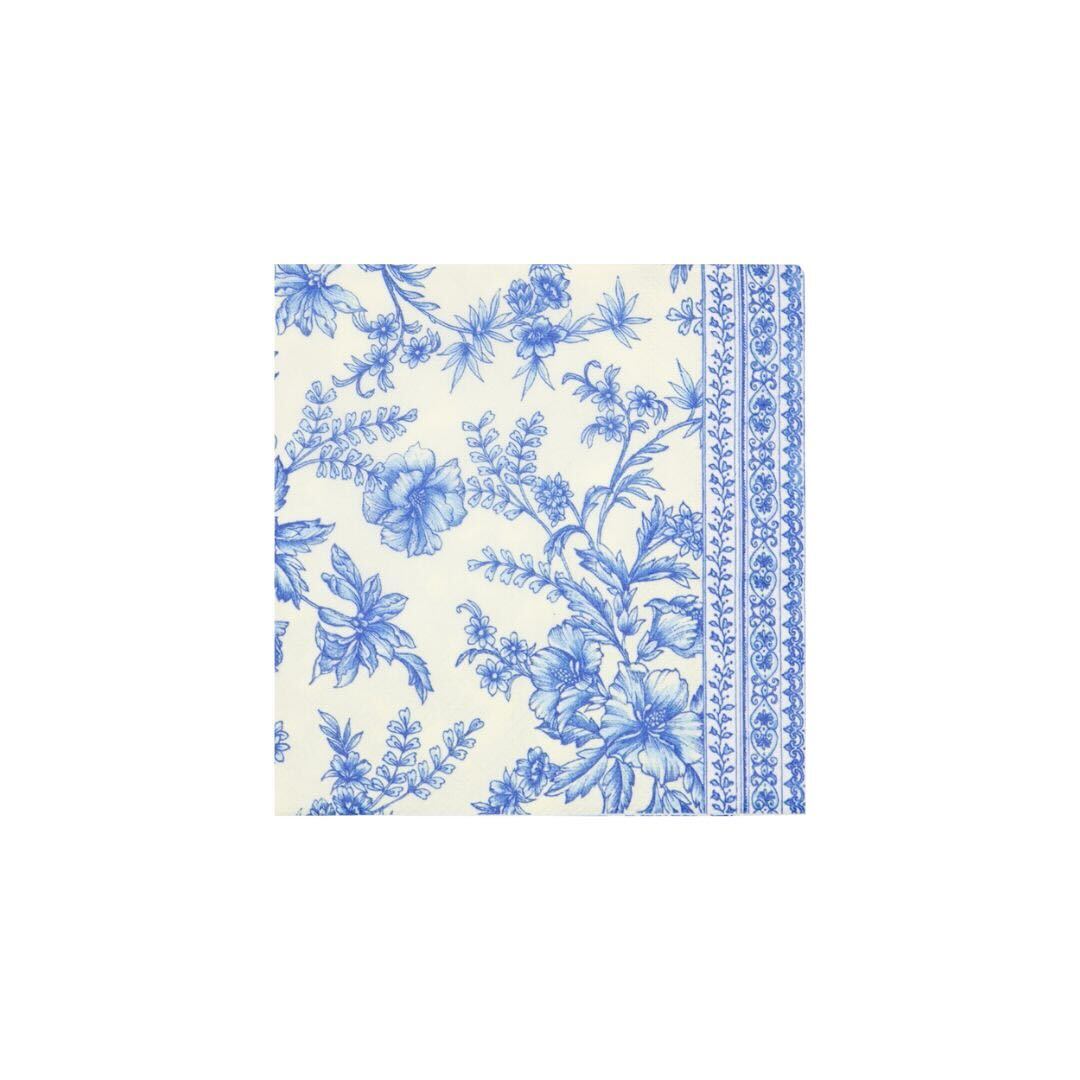 The Party Darling French Toile Dessert Napkins - Thumbnail 3