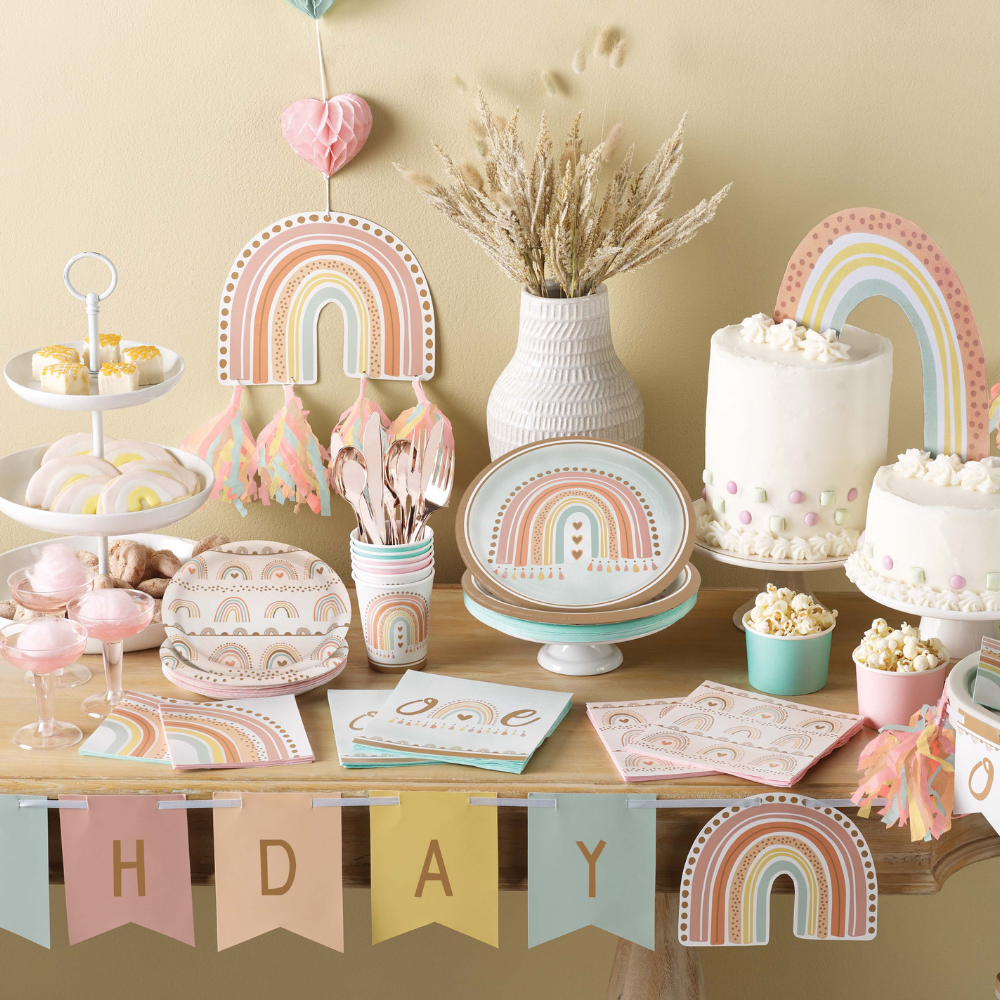 DIY Boho Rainbow Pennant Banner Kit | The Party Darling