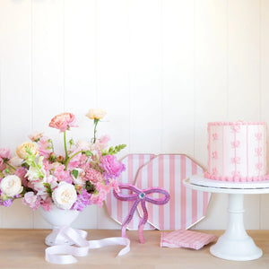 Bonjour Fete Signature Pink Bows Party Supplies