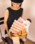 Pink & Orange Striped Boo La La Lunch Plates 8ct | The Party Darling