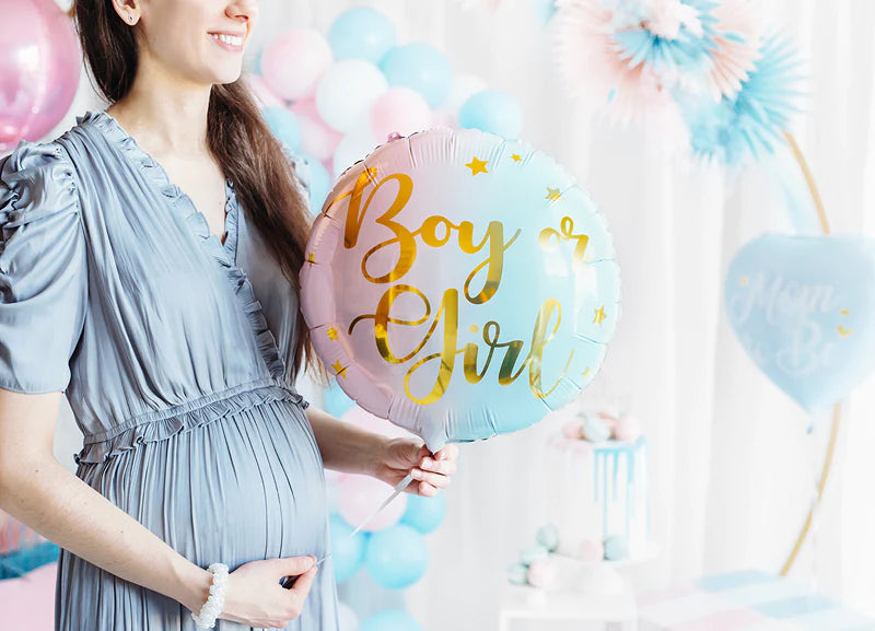 Boy or Girl balloon gender reveal