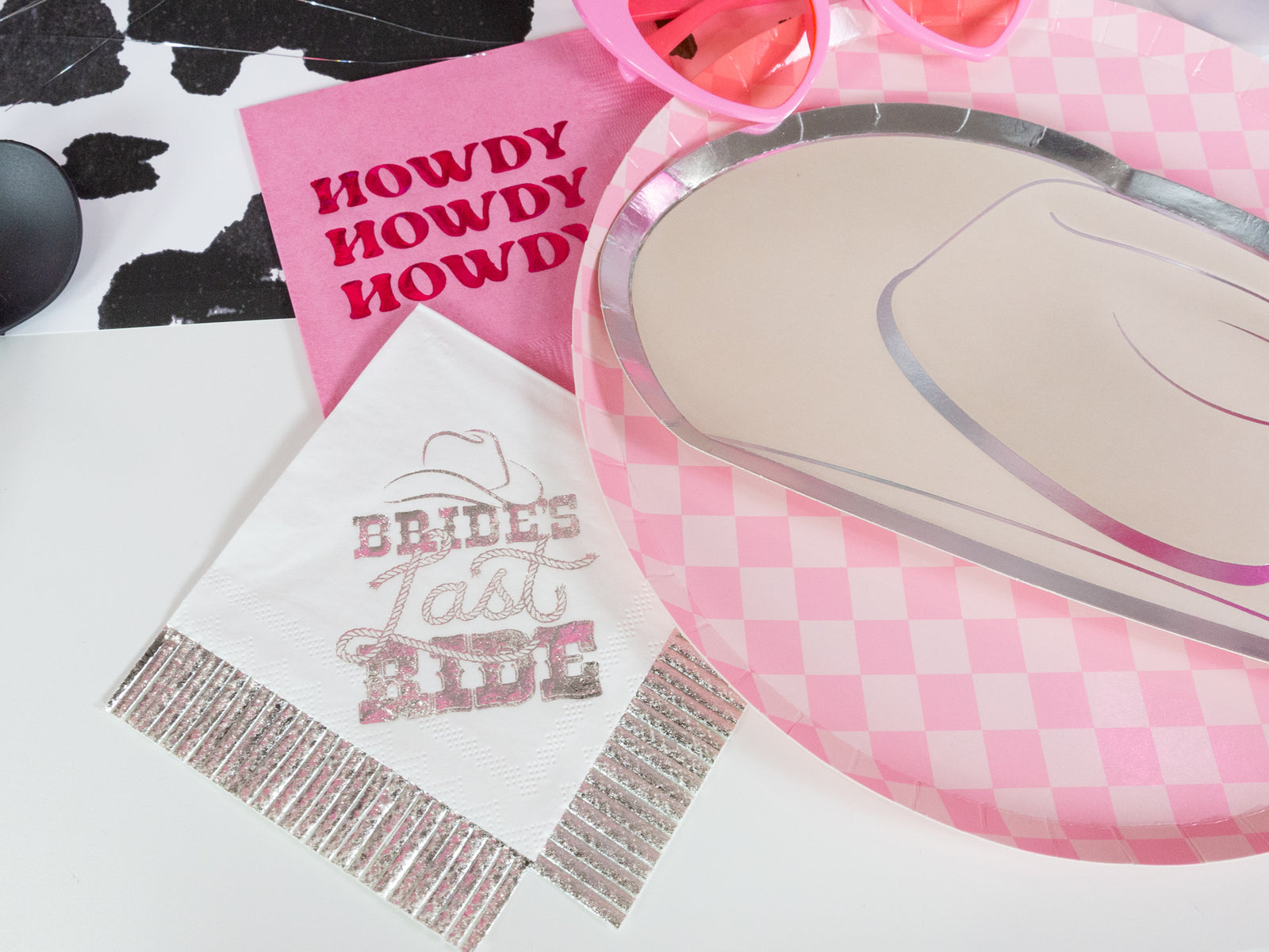 Silver Bride's Last Ride Dessert Napkins 20ct | The Party Darling