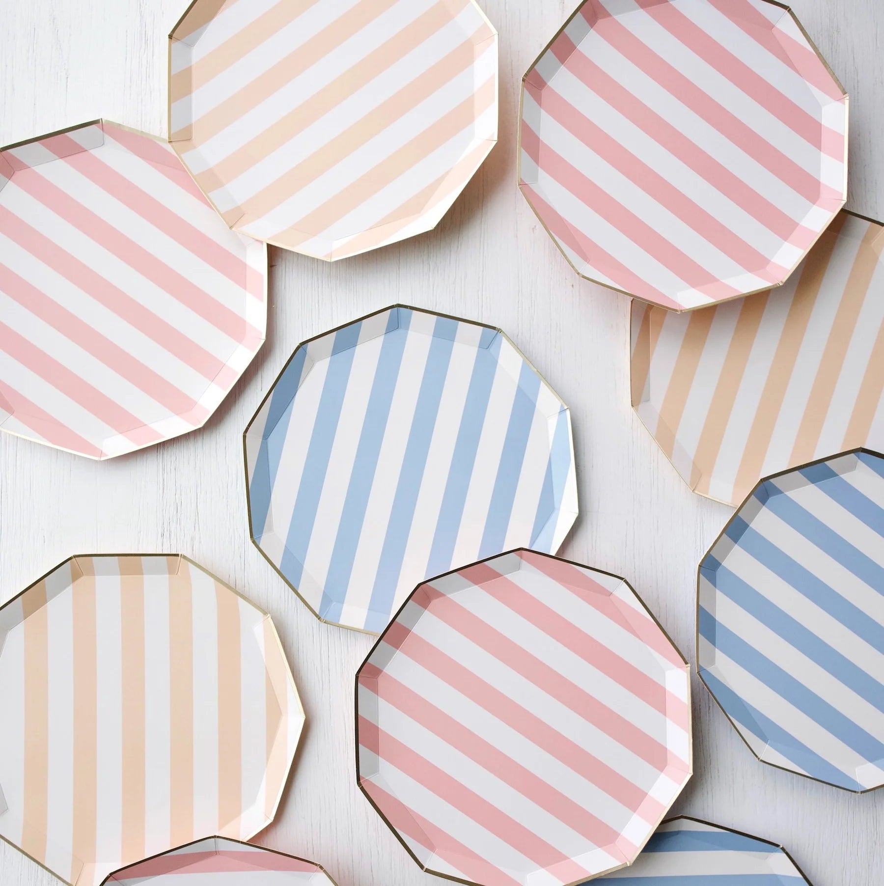 Cabana Stripes Paper Plates