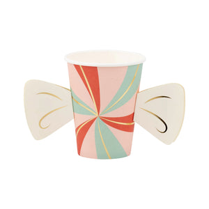 Candy Cane Lane Peppermint Paper Cups 8ct | The Party Darling