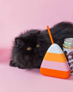 Candy Corn Plastic Cup with Straw | The Party Darling