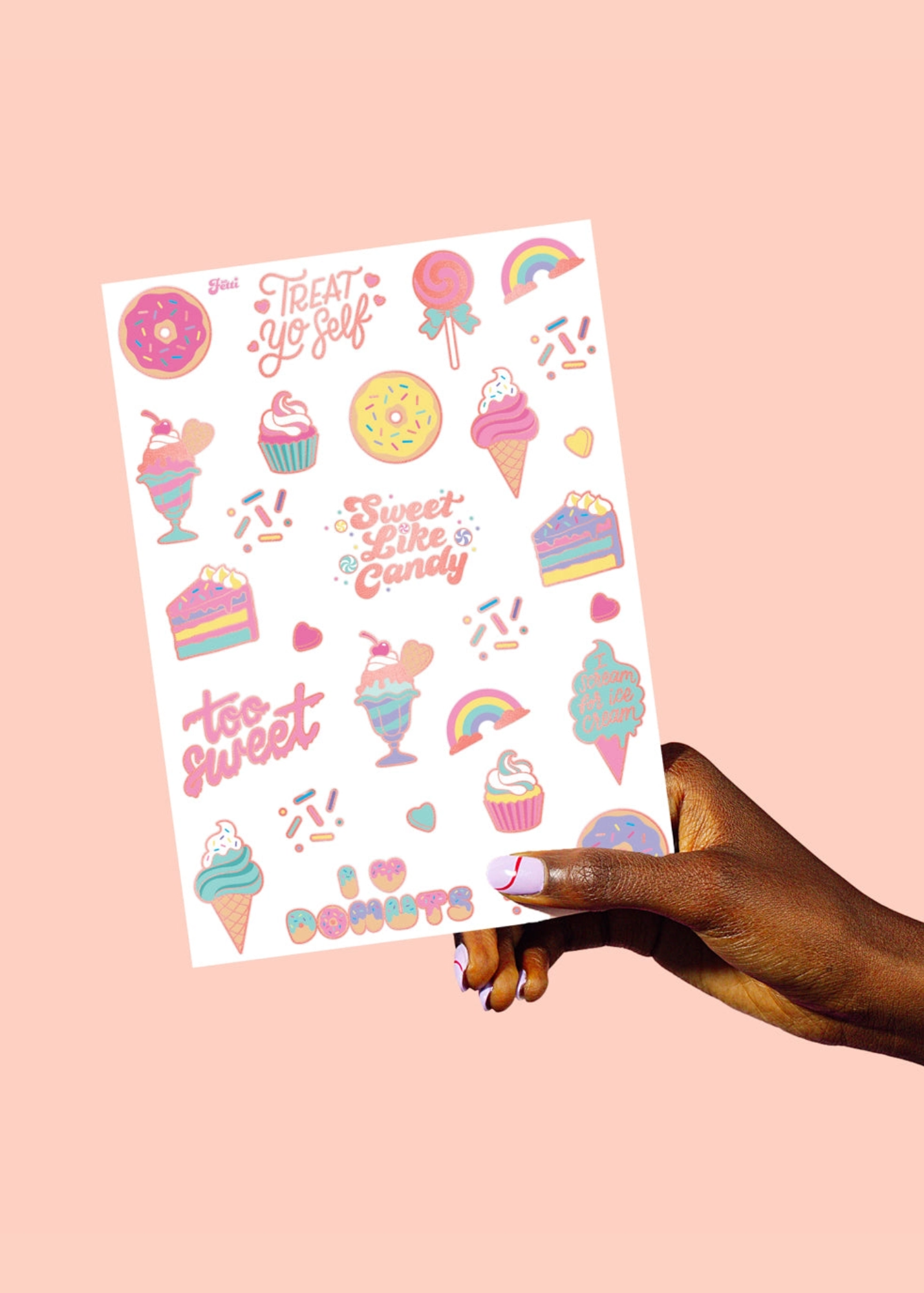 Too Sweet Temporary Tattoo Sheets 2ct | The Party Darling