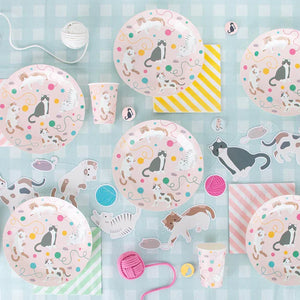 Purrfect Cat Lunch Plates 8ct