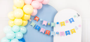 cat birthday party banner lifestyle | The Party Darling