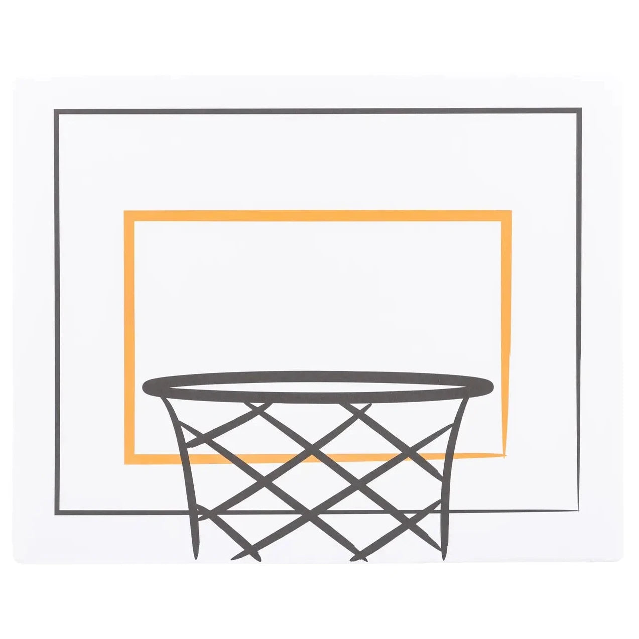 Sports-themed basketball placemat for party tables