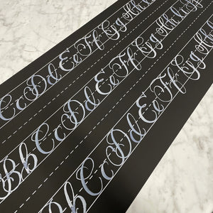 Chalkboard ABCs Paper Table Runner 8ft | The Party Darling