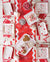 Red Ric Rac Fringe Dessert Napkins 24ct | The Party Darling
