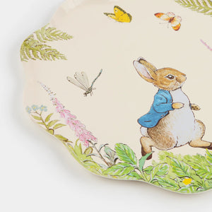 close up Peter Rabbit Dinner Plates