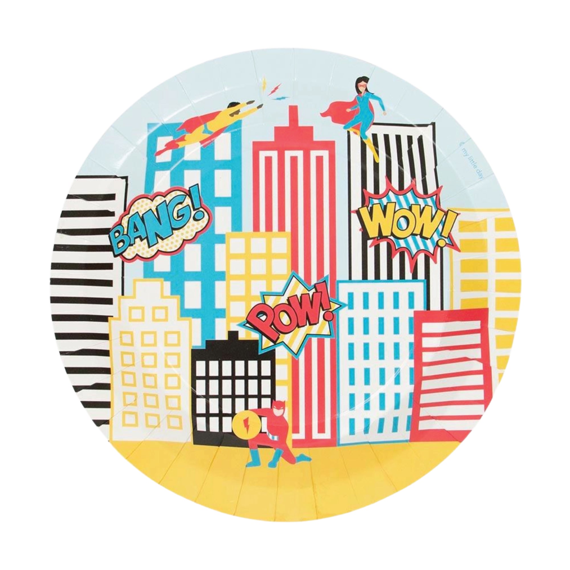 Comic Superhero Lunch Plates 8ct | The Party Darling