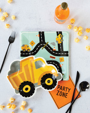 Dump Truck Plates and Construction Party Tableware | The Party Darling