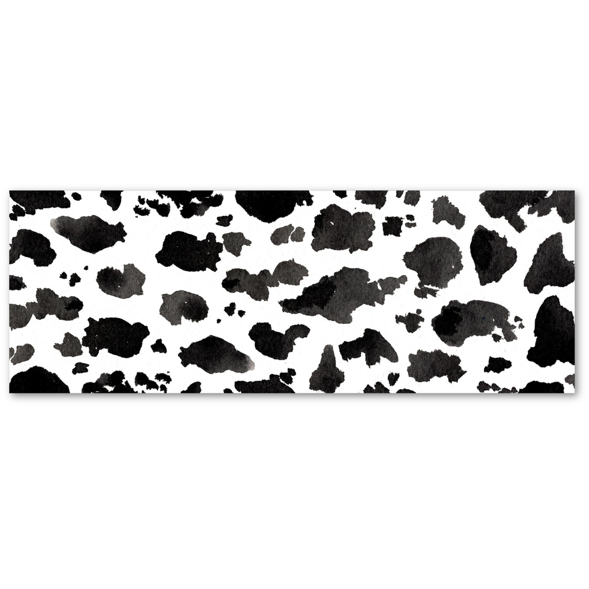Cow Print Gift Wrapping Paper Roll, Black & White, Moo Barnyard