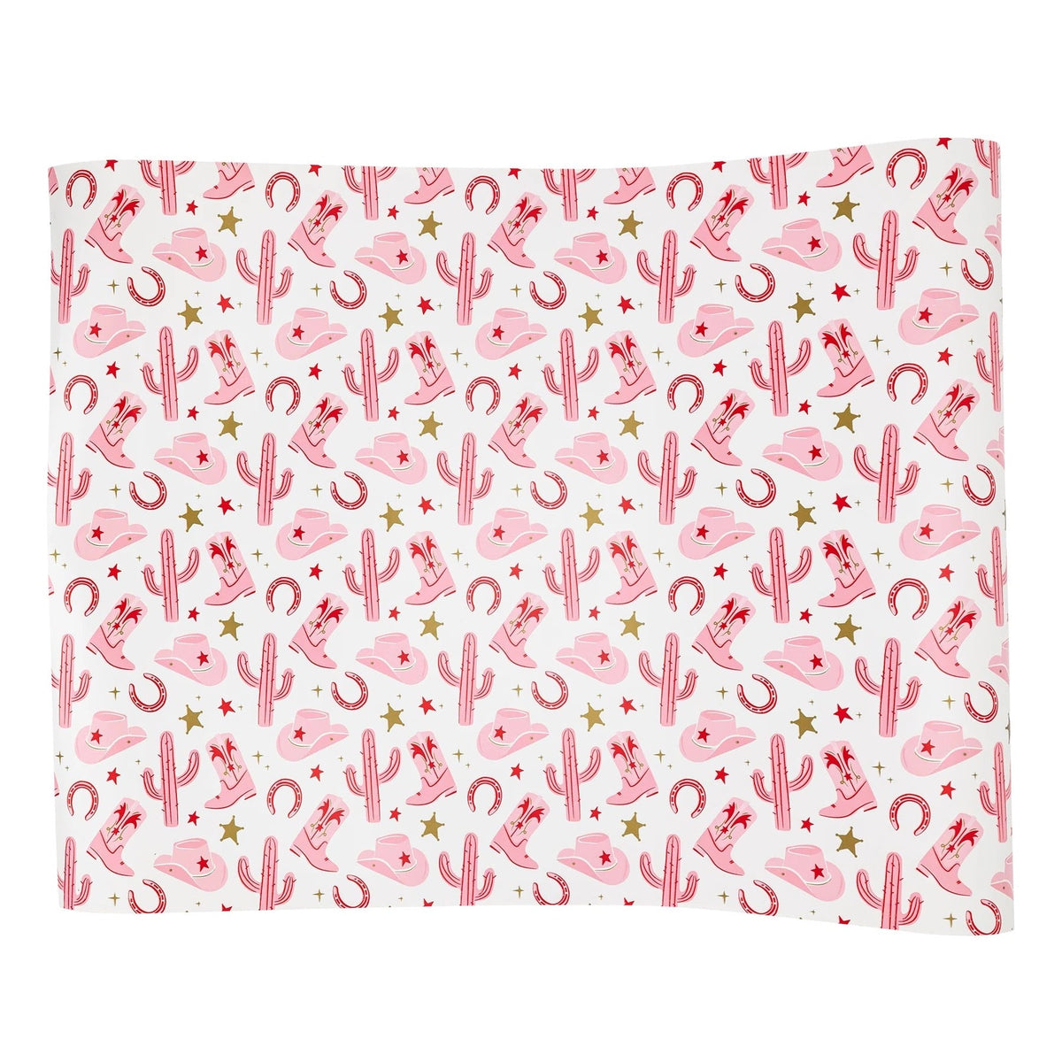 Pink Western Cowgirl Paper Table Runner | The Party Darling