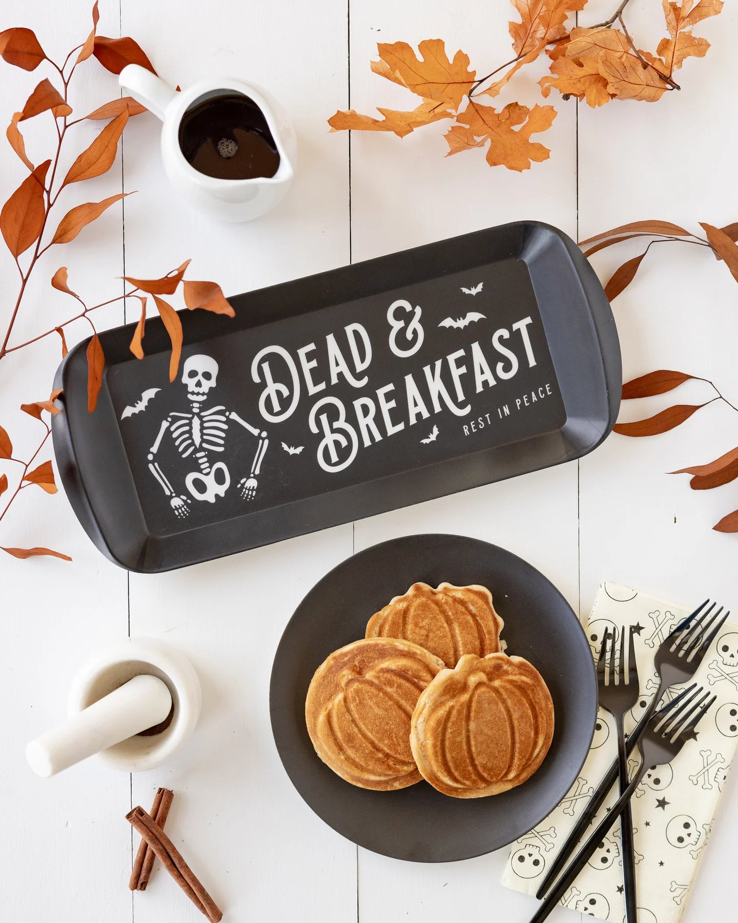 Mini Dead & Breakfast Bamboo Serving Tray | The Party Darling
