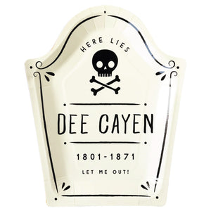 Dee Cayen Tombstone Plates | The Party Darling