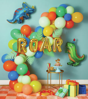 Dinosaur Balloon Garland Kit Setup