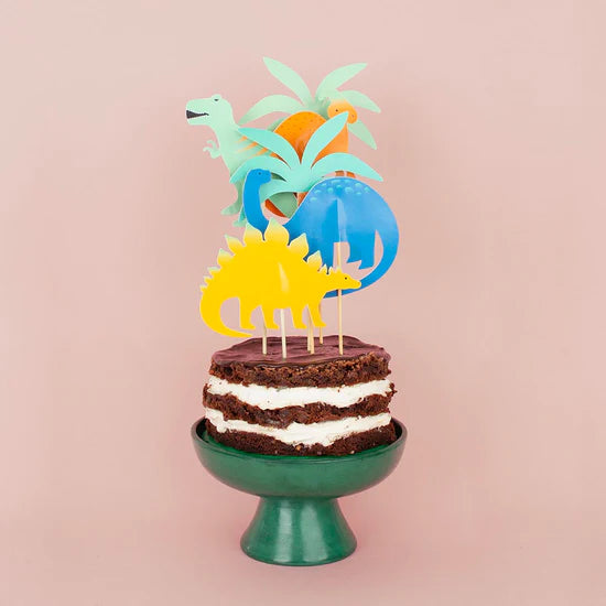 Dino Party Cake Toppers 6ct | The Party Darling