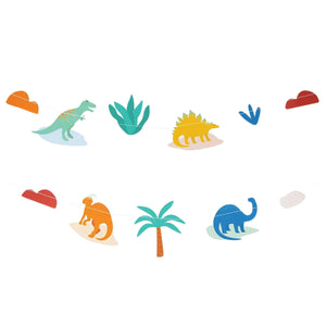 Dino Party Garland 10ft | The Party Darling