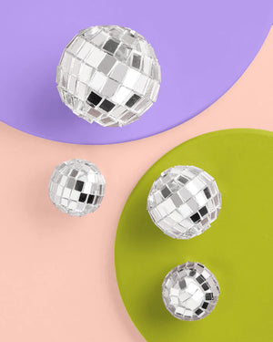 Disco Ball Cake Topper Decorations 4ct | The Party Darling