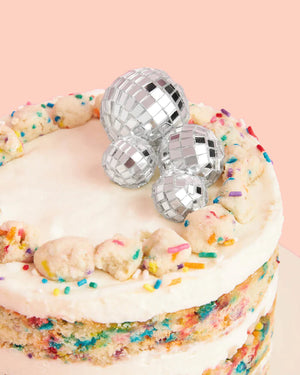 Disco Ball Cake Decorations | The Party Darling