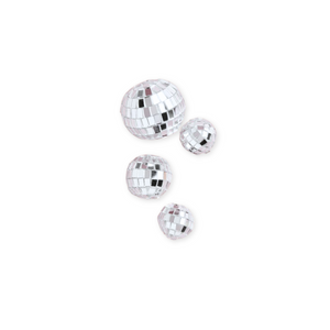 Disco Ball Cake Decorations 4ct | The Party Darling