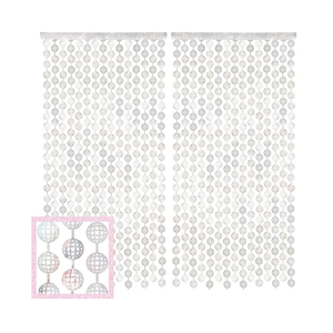 Holographic Disco Ball Curtain Backdrops 2ct | The Party Darling