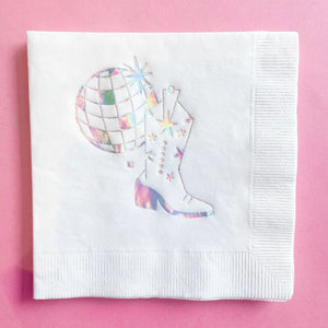 Disco Cowgirl Beverage Napkins 20ct | The Party Darling