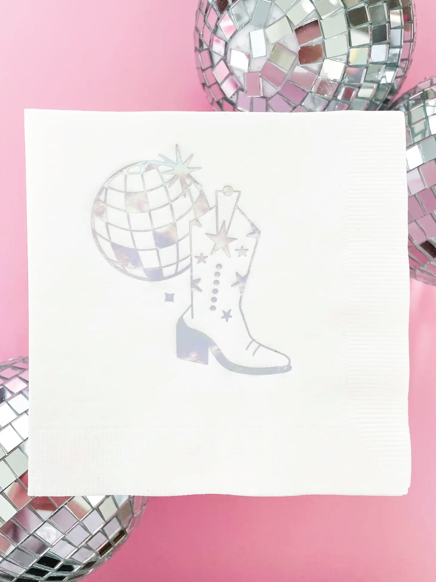 Disco Cowgirl Cocktail Napkins 20ct | The Party Darling