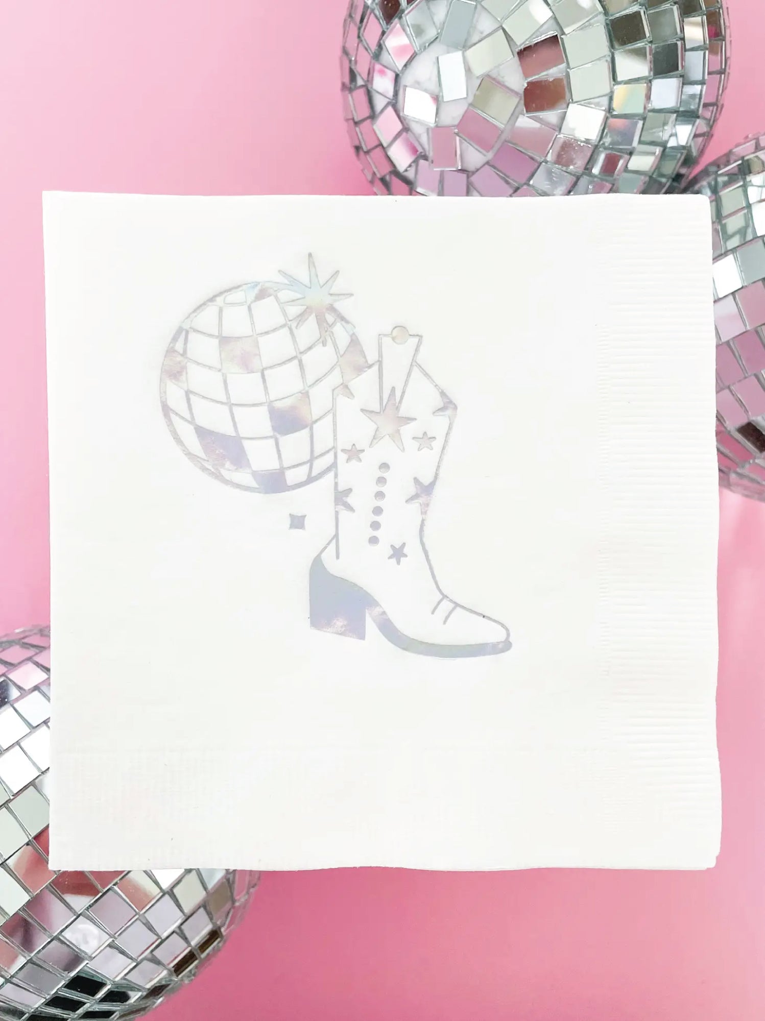 Disco Cowgirl Dessert Napkins 20ct | The Party Darling