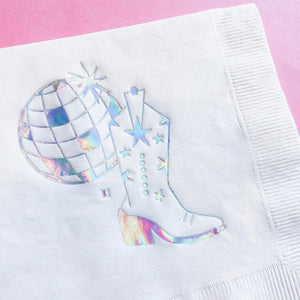 Disco Cowgirl Napkins 20ct | The Party Darling