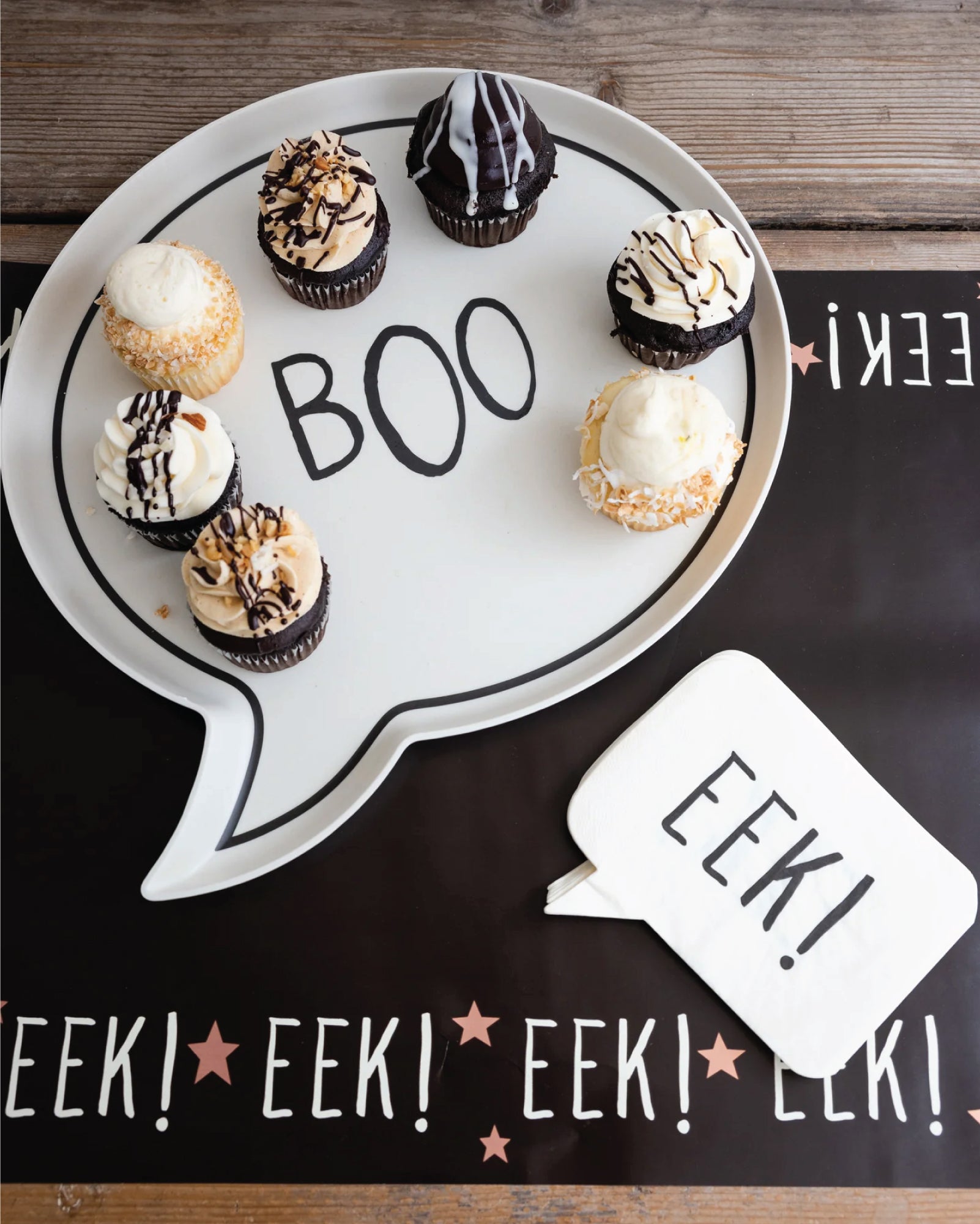 Boo Halloween Bamboo Serving Platter | The Party Darling