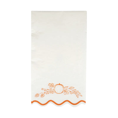 Falloween Pumpkin Guest Towels 24ct