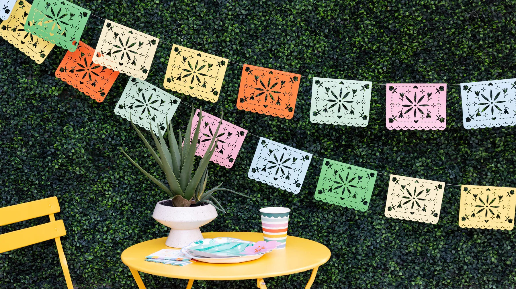 Fiesta Papel Picado Banner 10ft | The Party Darling