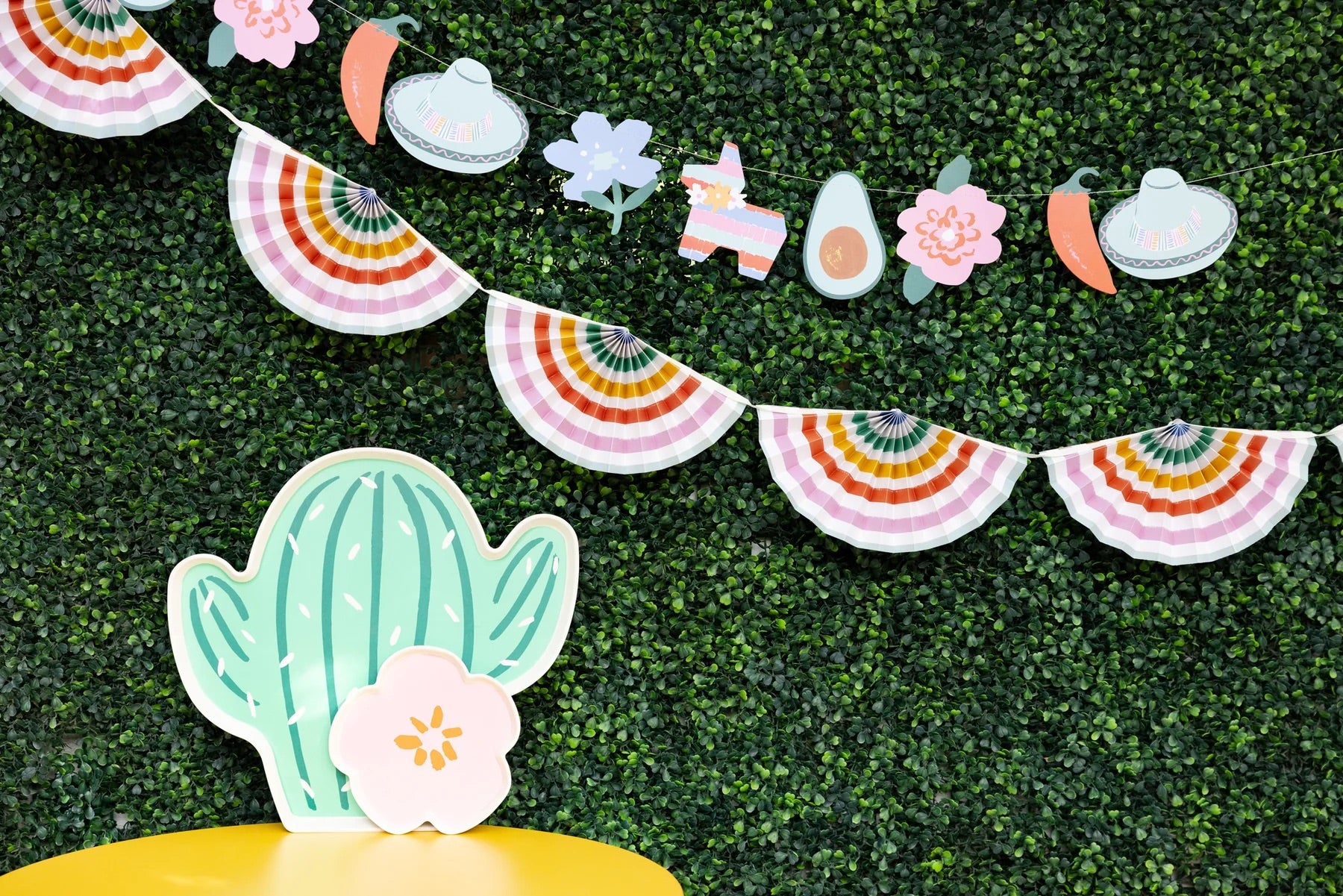 Fiesta Fan Bunting Banner 7ft | The Party Darling