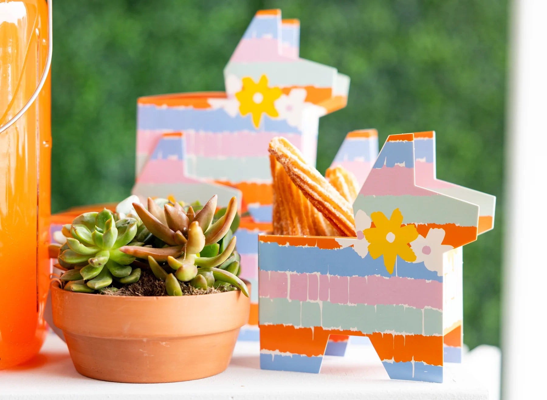 Fiesta Donkey Piñata Treat Boxes 6ct | The Party Darling