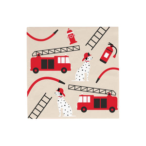 Firefighter Lunch Napkins 20ct | The Party Darling