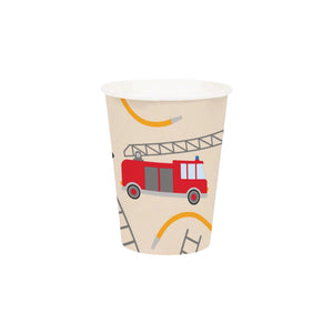Firefighter Paper Cups 8ct | The Party Darling