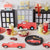 Fire Truck Lunch Plates 8ct | The Party Darling