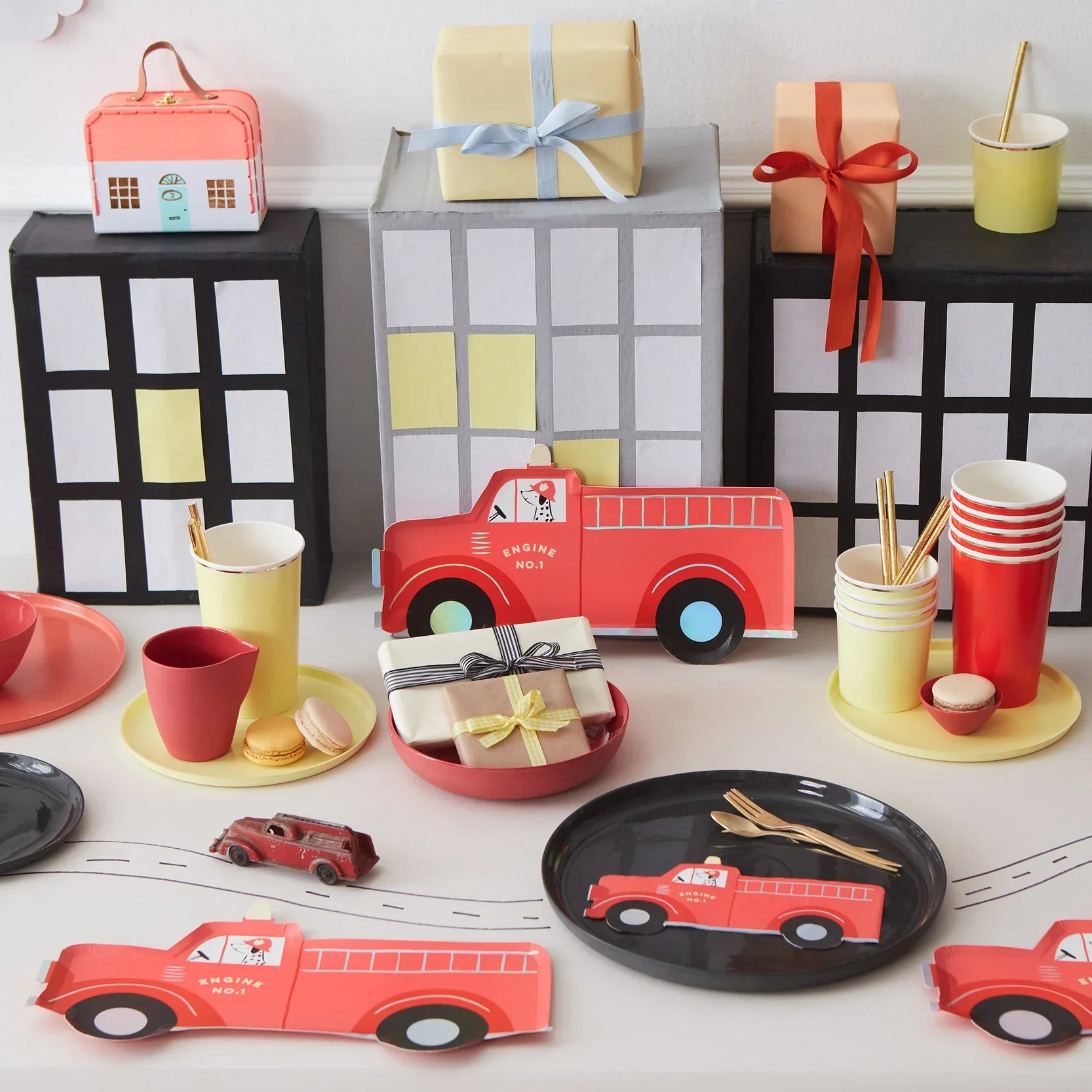 Fire Truck Lunch Napkins 16ct | The Party Darling