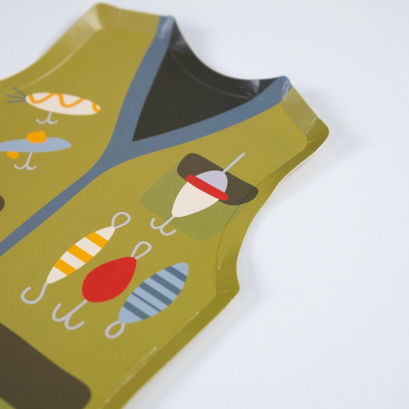 Fishing Vest Lunch Plates 8ct