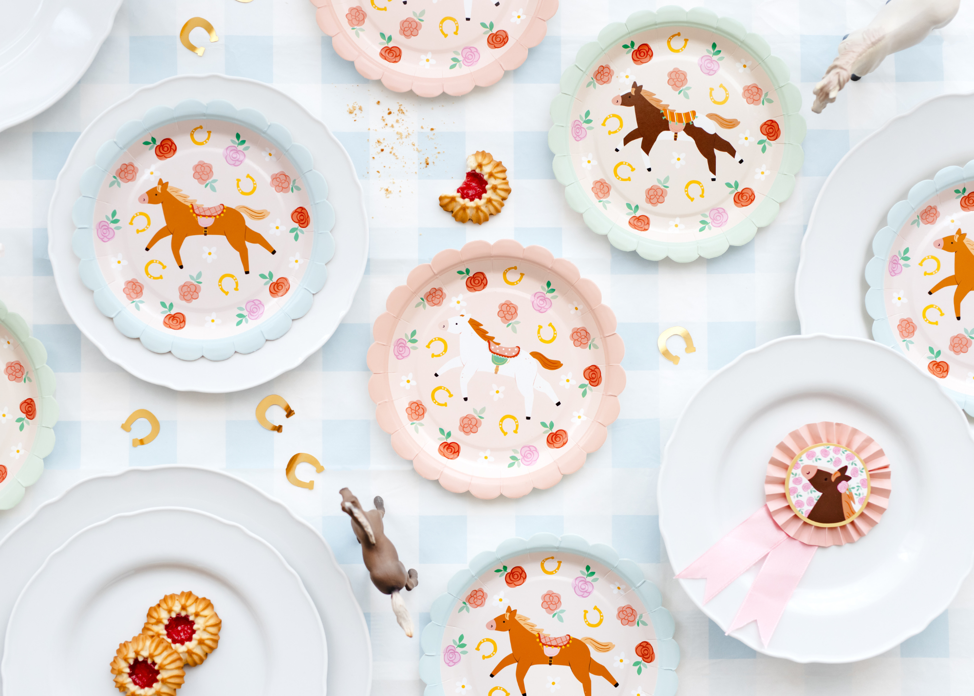 Floral Horse Party Tableware