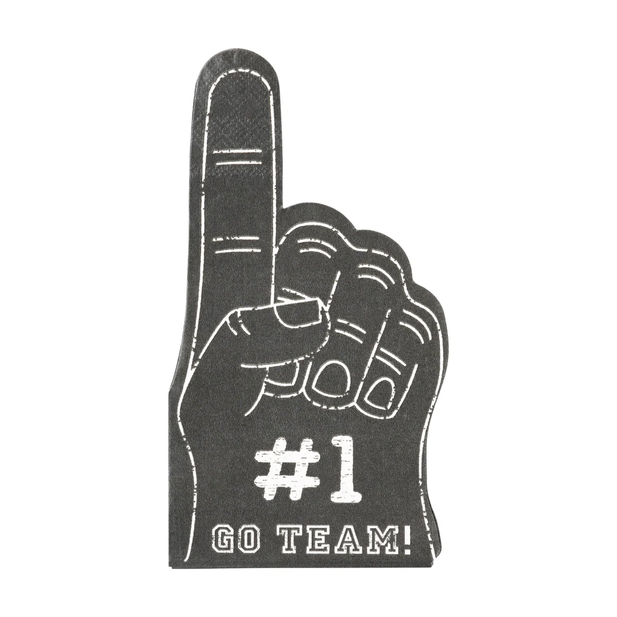 Go Team #1 Foam Finger Lunch Napkins 24ct | The Party Darling