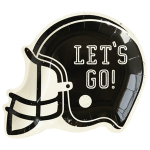 Football Helmet Lunch Plates 8ct | The Party Darling
