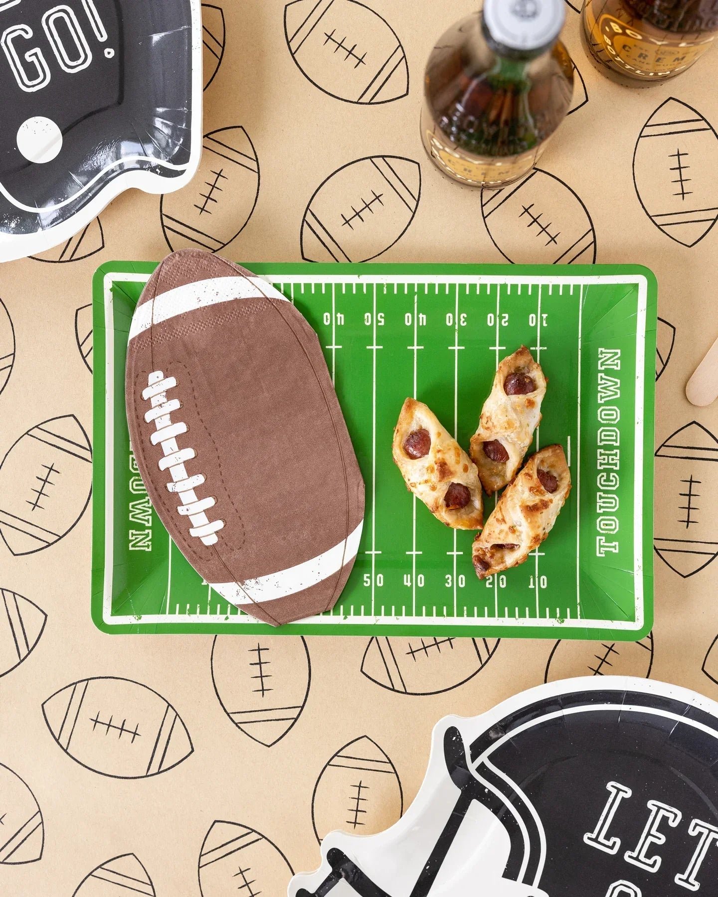 Football Lunch Napkins 24ct | The Party Darling